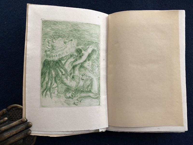 Image for La vie Artistique 1894. With 3 Renoir drypoints in black, green, and bistre.
