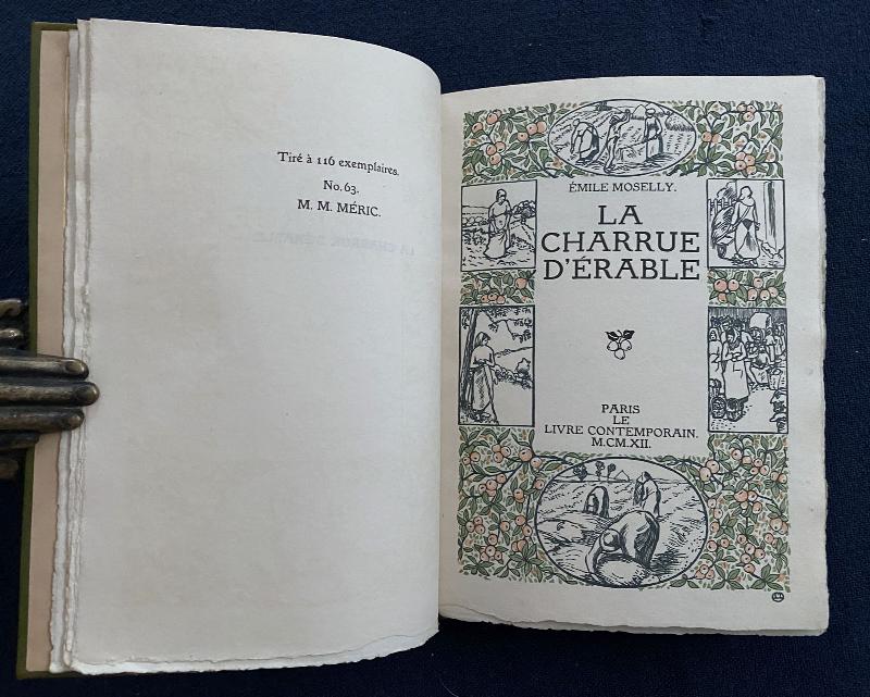 Image for La Charrue d'Erable. With 12 wood engravings by Camille Pissarro.