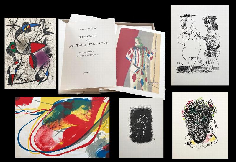 Image for Souvenirs et Portraits d'Artistes. With 25 original prints by Giacometti, Matisse, Picasso, and others.