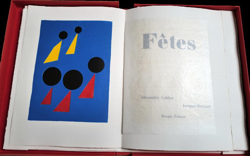 Image for Fêtes. With 8 original etchings by Calder