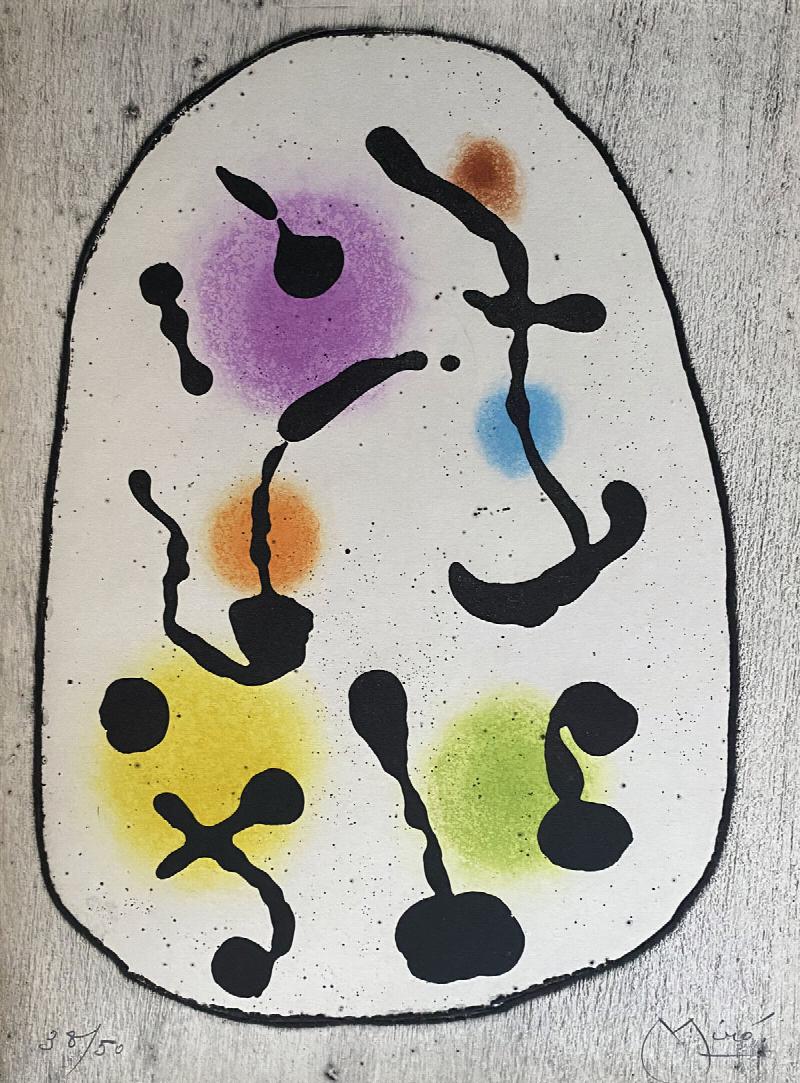 Image for Miró, 1959-61. Deluxe set with one etching in color signed and numbered in pencil