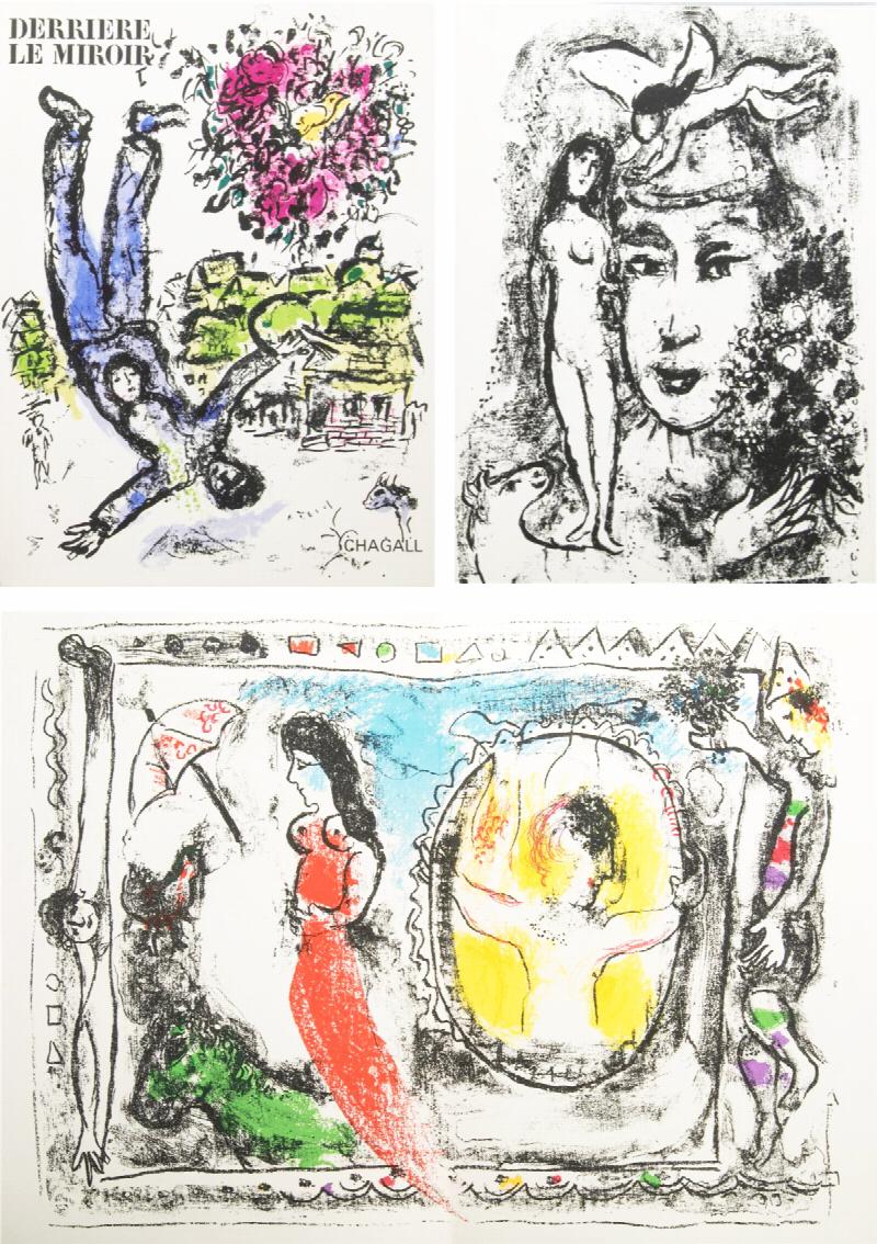 Image for Derrière le Miroir 147. With 3 original lithographs by Marc Chagall. DeLuxe