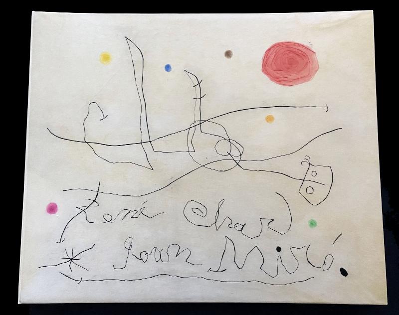 Image for Le flux de l'aimant, by René Char. With 16 drypoints signed by Miró