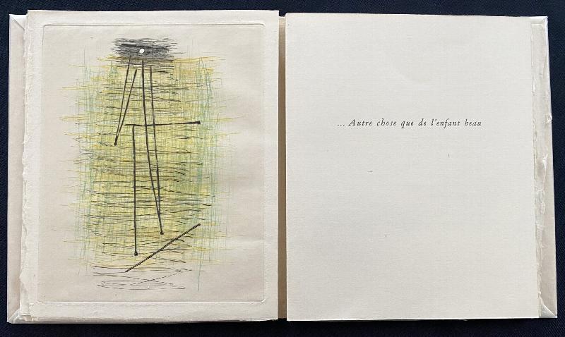 Image for Autre Chose que de l'enfant beau. With a drypoint engraving in color by Picasso.