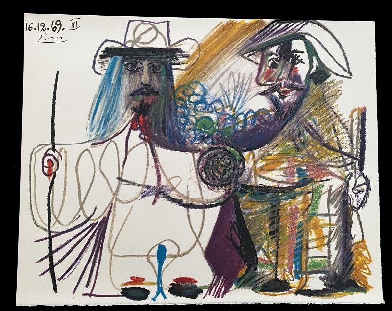 Image for Au Baiser d'Avignon. With 12 lithographs by Picasso.
