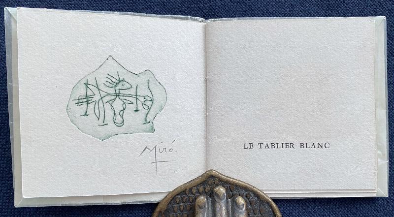 Image for Le Tablier Blanc. With one original etching signed by Miró