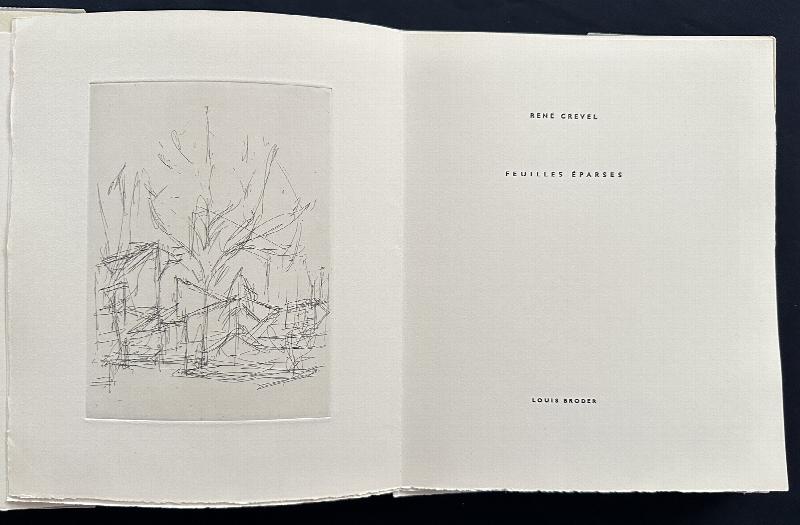 Image for Feuilles éparses. (Scattered leaves). Giacometti, Miro, Lam, Bellmer, Arp and others