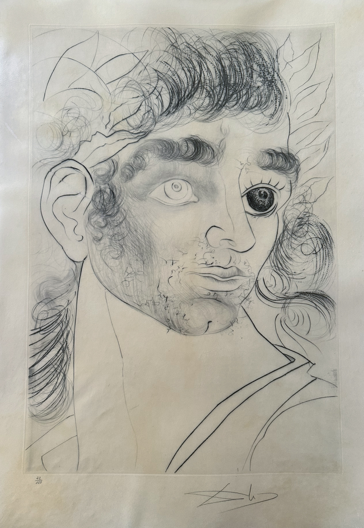 Roi, Je T'Attends a Babylone. 14 Drypoints by Salvador Dali