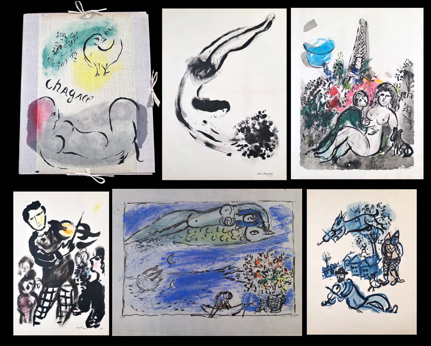 Image for Couleur Amour 13 Aquarelles. Gouaches, Lavis de Marc Chagall Couleur Amour 13 Aquarelles. Gouaches, Lavis de Marc Chagall