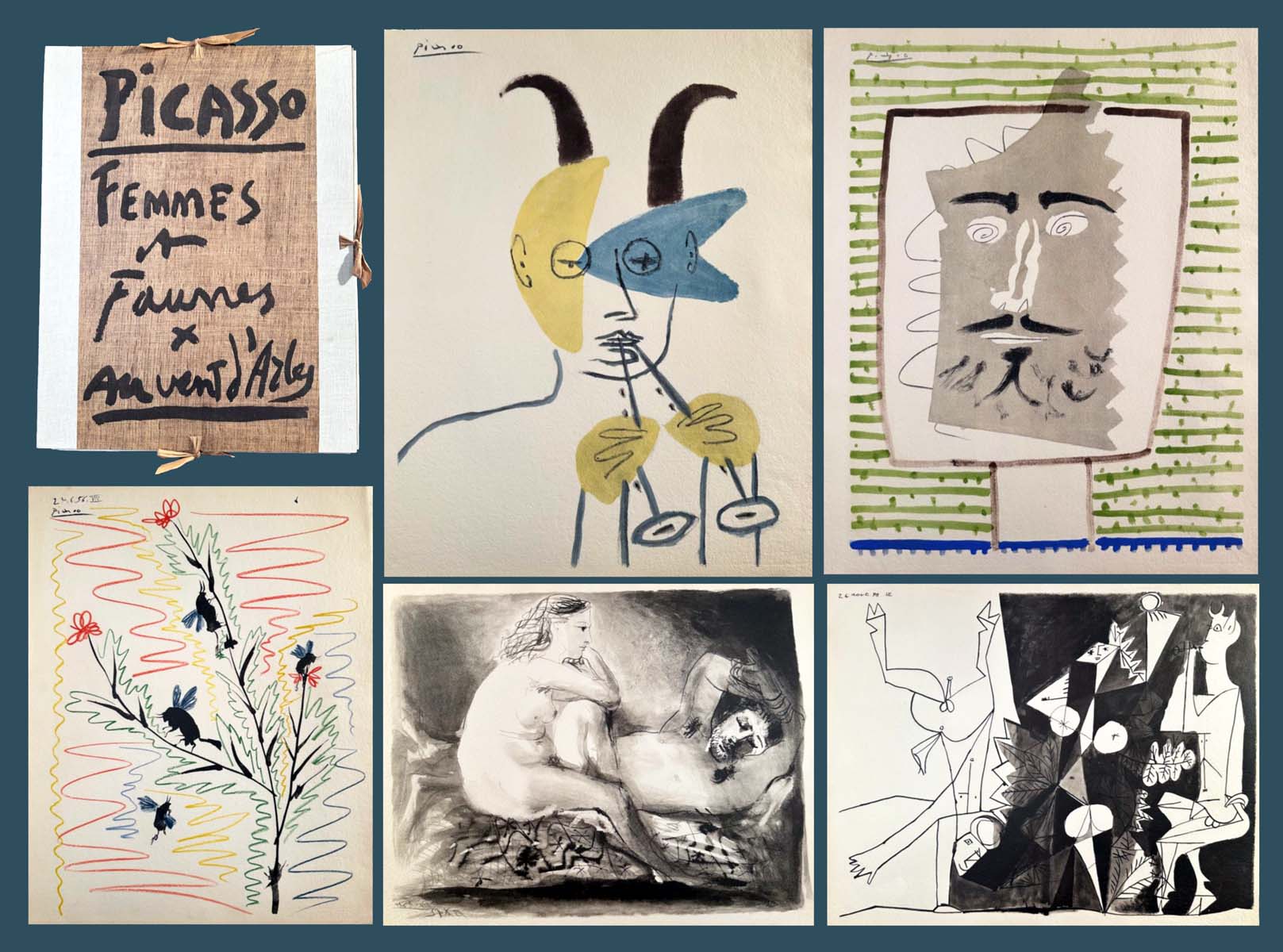 Image for PICASSO. Femmes et Faunes, 12 dessins, lavis, aquarelles. PICASSO. Femmes et Faunes, 12 dessins, lavis, aquarelles.
