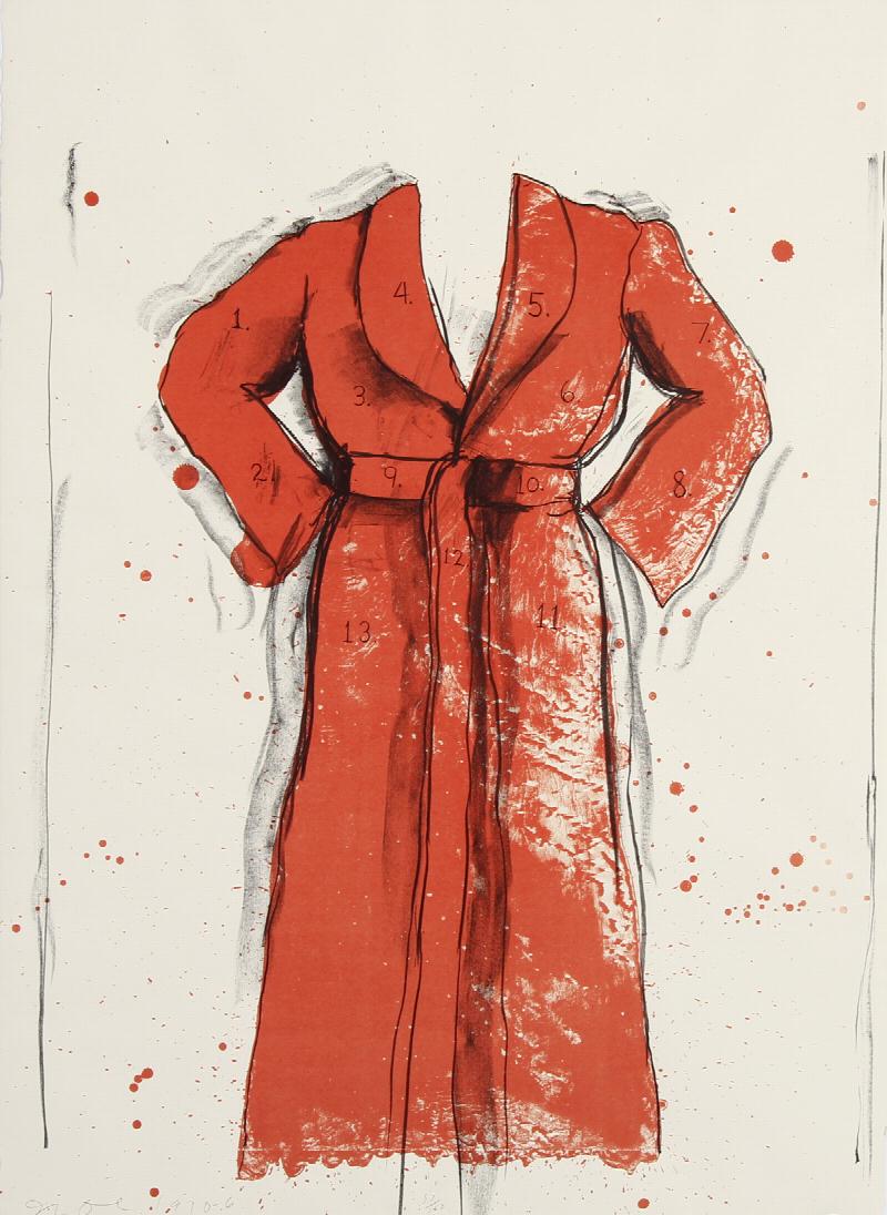 Image for BATHROBE, Signed and numbered lithograph 1970/76