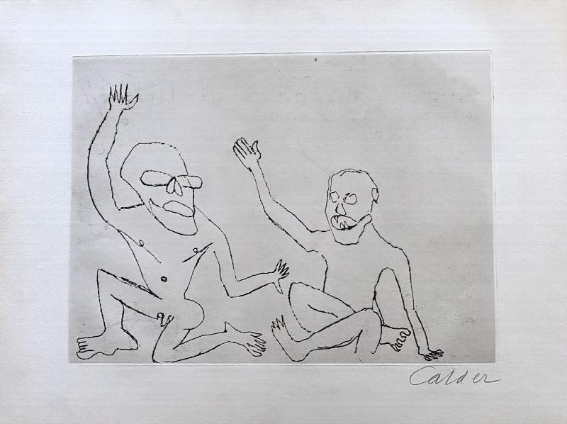 Image for Etching From Santa Claus 1974. Signed